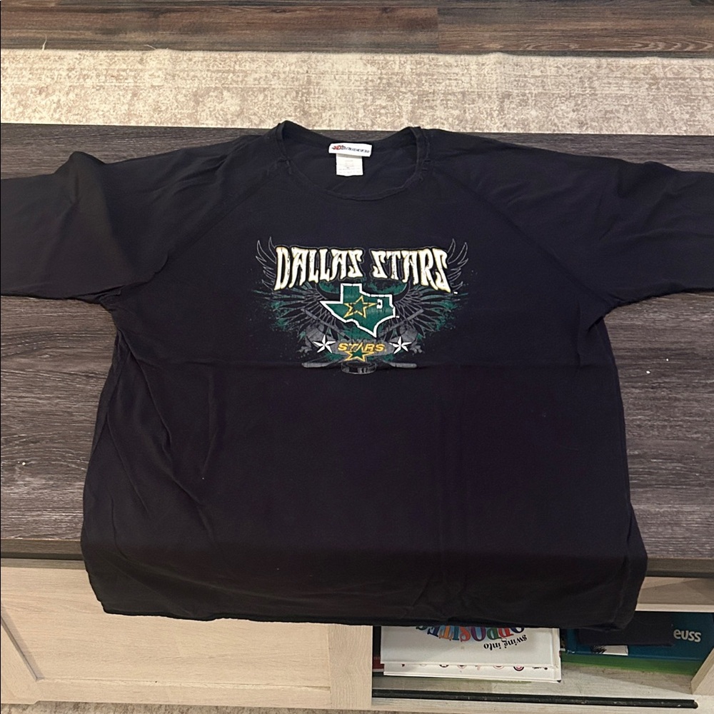 NHL Dallas Stars Black Graphic long sleeve T-Shirt